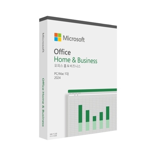 24시간 자동 발급 MS정품인증점 Office 2024 Home & Business 패키지 한글 기업용 영구