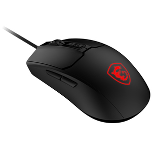 MSI FORGE GM100 유선 게이밍 마우스 컴퓨터 PC 노트북 게임용 사무용 블랙